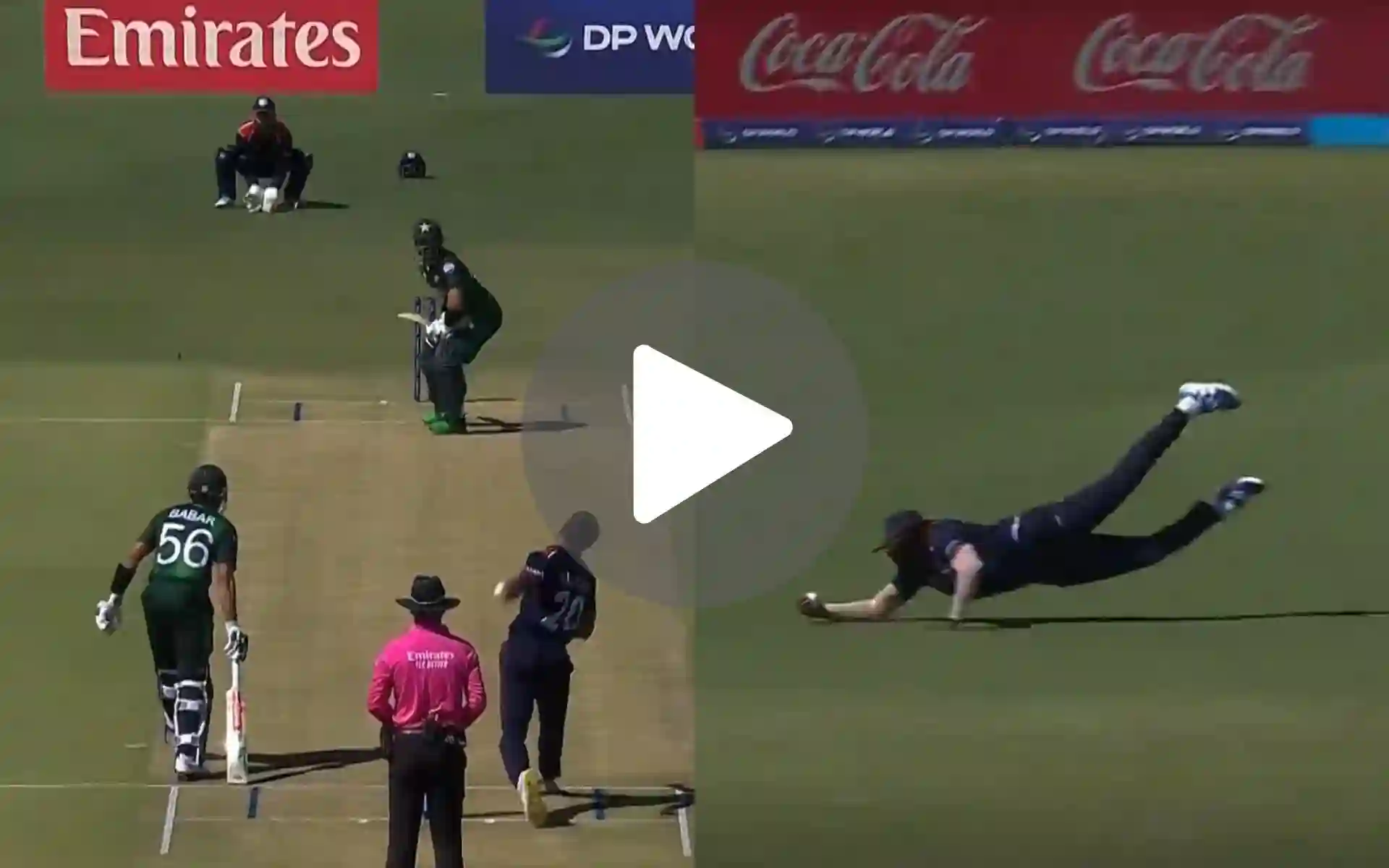 [Watch] Indian-Born Netravalkar Sends Pakistan's Rizwan On His Way After Taylor's Screamer